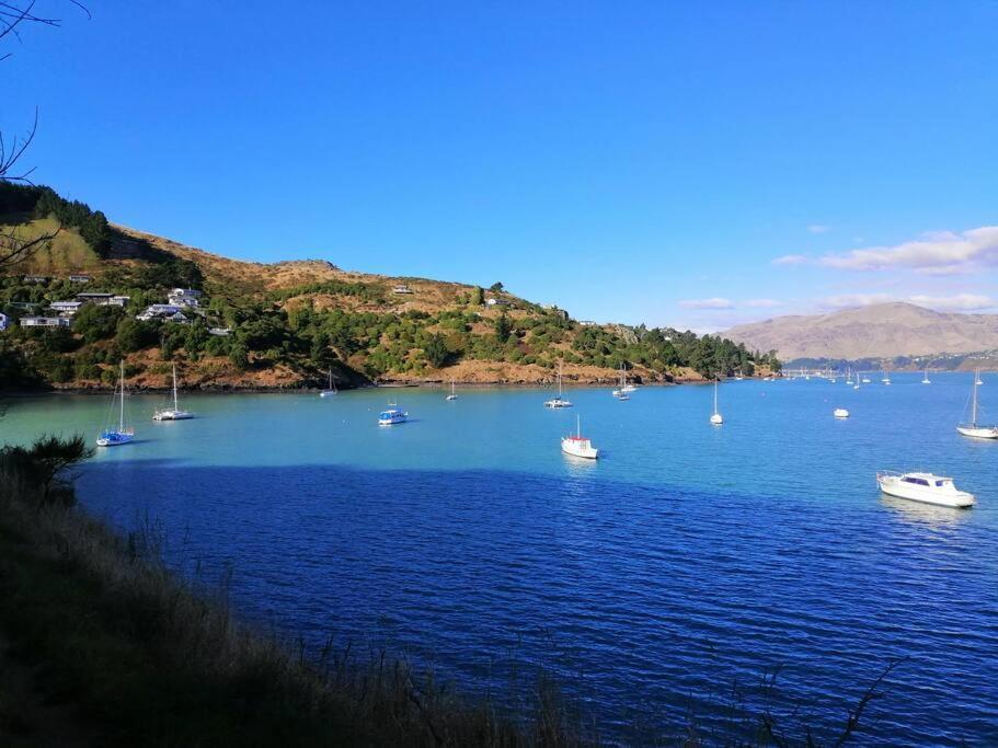 Ferienwohnung Cass Bay Retreat With Outdoor Bath Christchurch Lyttelton Exterior foto