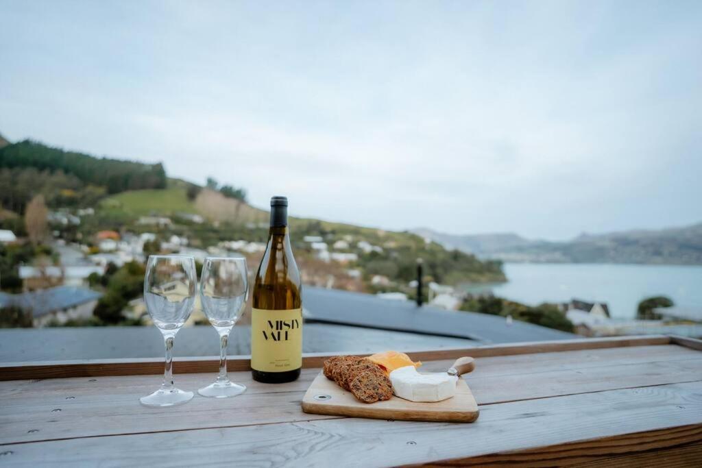 Ferienwohnung Cass Bay Retreat With Outdoor Bath Christchurch Lyttelton Exterior foto