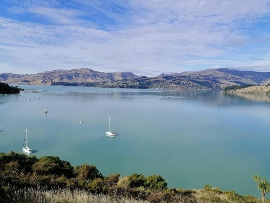 Ferienwohnung Cass Bay Retreat With Outdoor Bath Christchurch Lyttelton Exterior foto