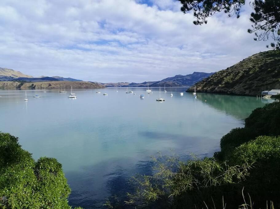 Ferienwohnung Cass Bay Retreat With Outdoor Bath Christchurch Lyttelton Exterior foto